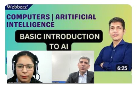 What is Artificial Intelligence | Basic Introduction to AI | Riya Arora Computer Trainer webberz Amritsar